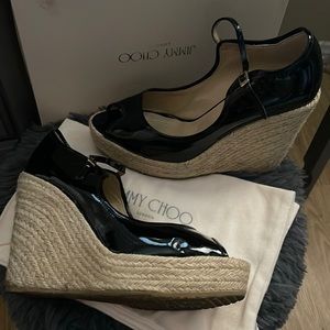 Black espadrilles, wore a couple of times.